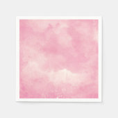 ピンクコットンキャンディウォーター結婚カラーズテーブルナプキン スタンダードカクテルナプキン (正面)