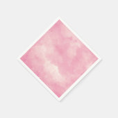 ピンクコットンキャンディウォーター結婚カラーズテーブルナプキン スタンダードカクテルナプキン (角)