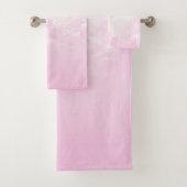 ピンクコットンキャンディクラウドスターリースカイ バスタオルセット (インサイチュ)