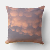 ピンクコットンボール雲 クッション (正面)