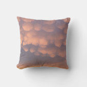 ピンクコットンボール雲 クッション (正面)