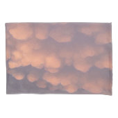 ピンクコットンボール雲 枕カバー (正面左)