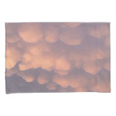 ピンクコットンボール雲 枕カバー (正面右)