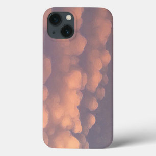 ピンクコットンボール雲 iPhone 13ケース