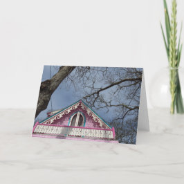 ピンクコテージドラマチックな空 – マーサズヴィネヤード カード