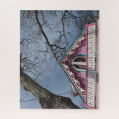 ピンクコテージドラマチックな空 – マーサズヴィネヤード ジグソーパズル (縦)