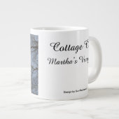 ピンクコテージドラマチックな空 – マーサズヴィネヤード ジャンボコーヒーマグカップ (正面右)