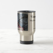 ピンクコテージドラマチックな空 – マーサズヴィネヤード トラベルマグ (中央)