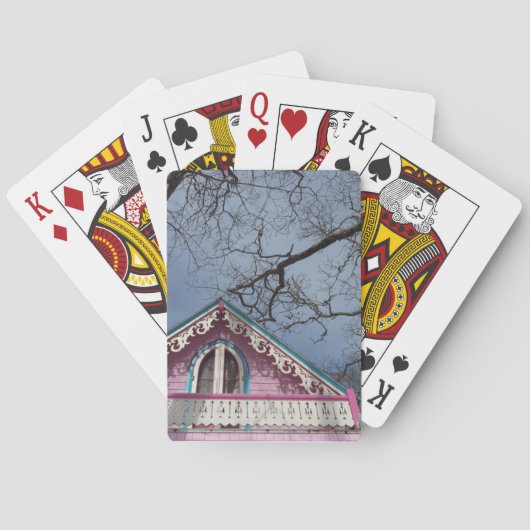 ピンクコテージドラマチックな空 – マーサズヴィネヤード トランプ (裏面)