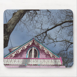 ピンクコテージドラマチックな空 – マーサズヴィネヤード マウスパッド