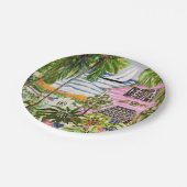 ピンクコテージバイザベイI ペーパープレート (アングル)