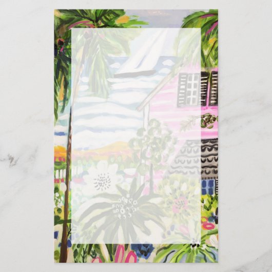 ピンクコテージバイザベイI 便箋 (正面)