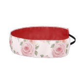 ピンクコテージバラフローラヴィンテージパターン アスレチックヘッドバンド (右)