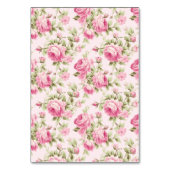 ピンクコテージバララブシャックフィアンセブライダルシャワー テーブルナンバー (裏面)