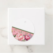 ピンクコテージフローラデザインラベル フェイバータグ (インサイチュ)