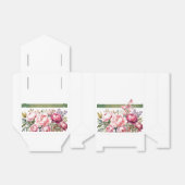 ピンクコテージフローラブーケお願いボックス フェイバーボックス (折り畳みなし)