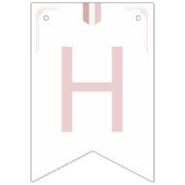 ピンクコリアドルジャンチハッピーバースデー バンティングフラッグ (第2の旗)