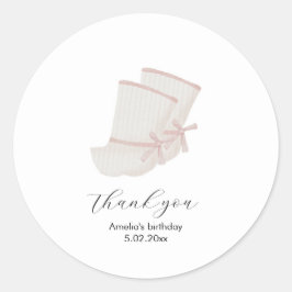 ピンクコリアン感謝していドルジャンチ ラウンドシール