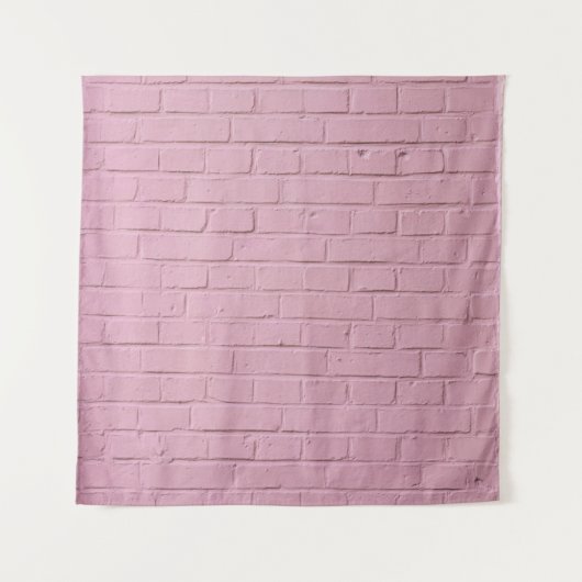 ピンクコンクリート壁 タペストリー (正面)