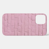 ピンクコンクリート壁 Case-Mate iPhoneケース (裏面 (横))