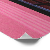 ピンクコンクリート建物 ポスター (角)