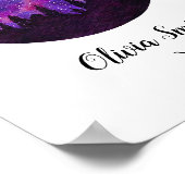 ピンクコンステレーショントーラス占星術サインギフト ポスター (角)