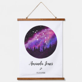ピンクコンステレーション射手座占星術サインギフト 吊り下げ型タペストリー