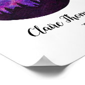 ピンクコンステレーション山羊座占星術サインギフト ポスター (角)