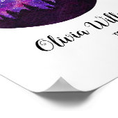 ピンクコンステレーション蠍座占星術サインギフト ポスター (角)