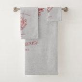 ピンクコンチシェルバスタオルセット バスタオルセット (インサイチュ)