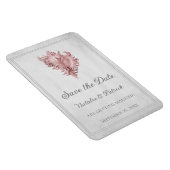 ピンクコンチシェル日付磁石を保存 マグネット (右側)