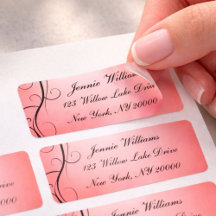 ピンクコンテンポラリーと黒のベクトルのグラデーション