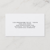 ピンクコンテンポラリー 名刺 (裏面)