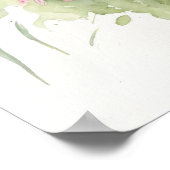 ピンクコンフォローアーツプリント ポスター (角)