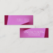ピンクコーナー スキニー名刺 (正面/裏面)