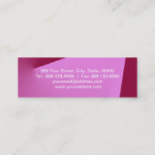 ピンクコーナー スキニー名刺 (裏面)