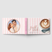 ピンクコーヒーブライダルシャワー ゲストブック (全面)