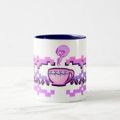 ピンクコーヒー豆フェア島 ツートーンマグカップ (中央)