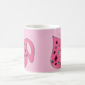 ピンクコーヒー コーヒーマグカップ (中央)