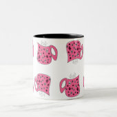 ピンクコーヒー ツートーンマグカップ (中央)