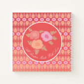 ピンクコーラルアンドピーチ ノートブック (裏面)