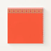 ピンクコーラルアンドピーチ ノートブック (裏面)