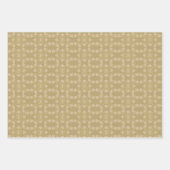 ピンクコーラルアンド金ゴールド ラッピングペーパーシート (正面2)