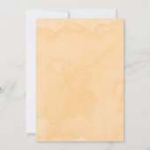 ピンクコーラルイエローアイスクリームコーンブライダルシャワー 招待状 (裏面)