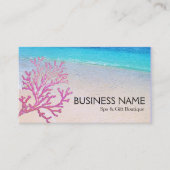ピンクコーラルビーチスパリゾートブティックB&B 名刺 (正面)