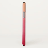 ピンクコーラルピーチグラデーション抽象芸術トレンディー2019カラー Case-Mate iPhoneケース (裏面/右)