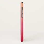 ピンクコーラルピーチグラデーション抽象芸術トレンディー2019カラー Case-Mate iPhoneケース (裏面/左)
