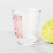 ピンクコーラルフローラ結婚披露宴 ショットグラス (右)