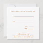 ピンクコーラルロータスマンダラフラワーギフト券 (裏面)