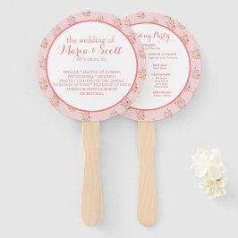 ピンクコーラル結婚フローラ詳細ハンドファン ハンドファン